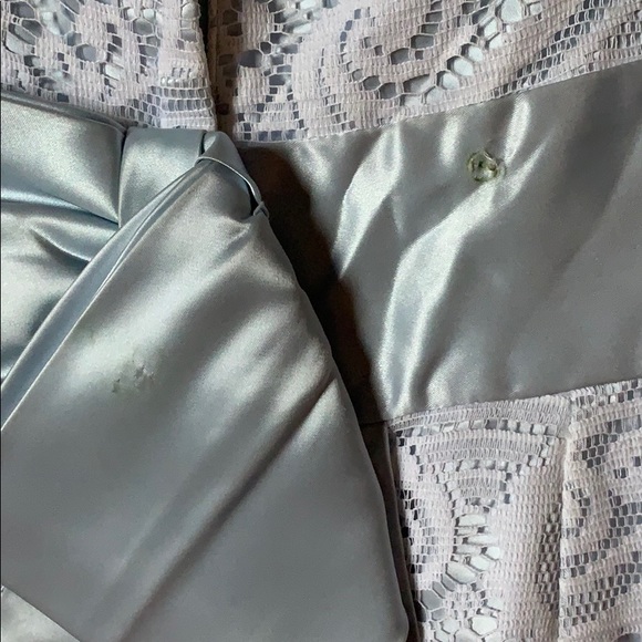 Vintage 50s lace and satin sheath dress - Picture 8 of 8